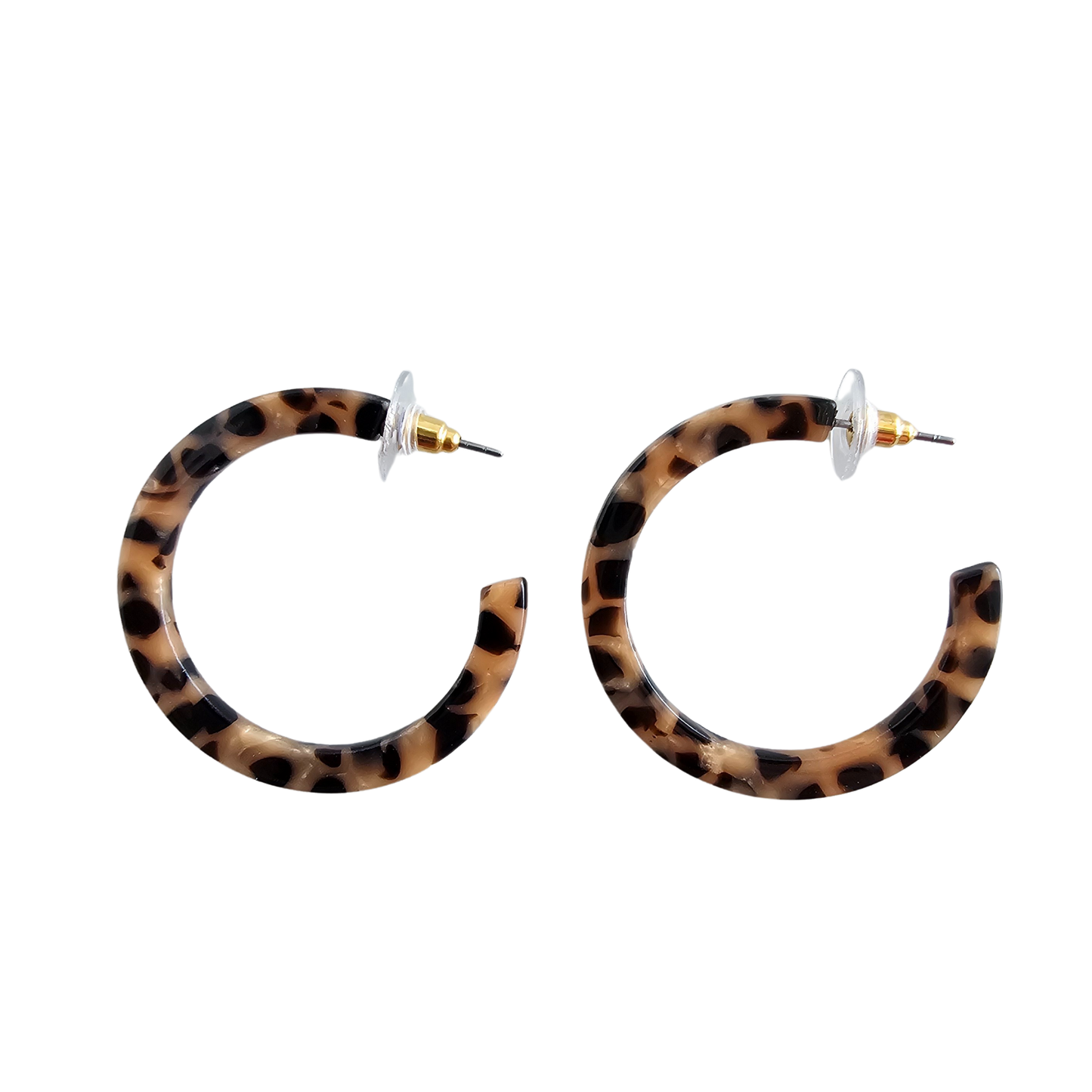 Camy Hoops - Cheetah / Earrings