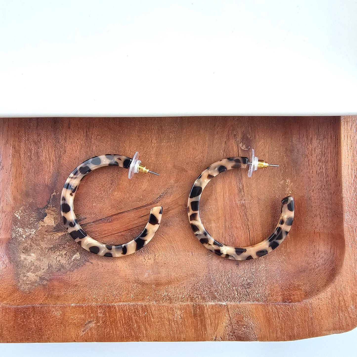 Camy Hoops - Cheetah / Earrings