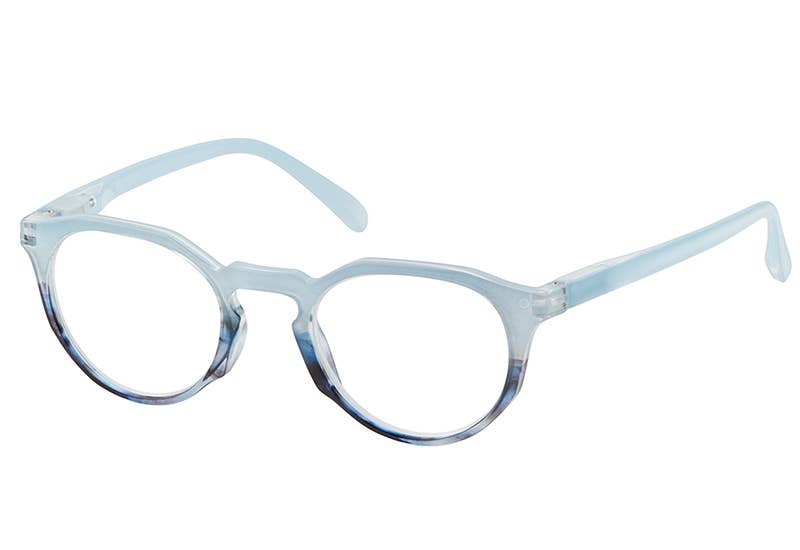 Marley Reading Glasses: Blue / +2.25