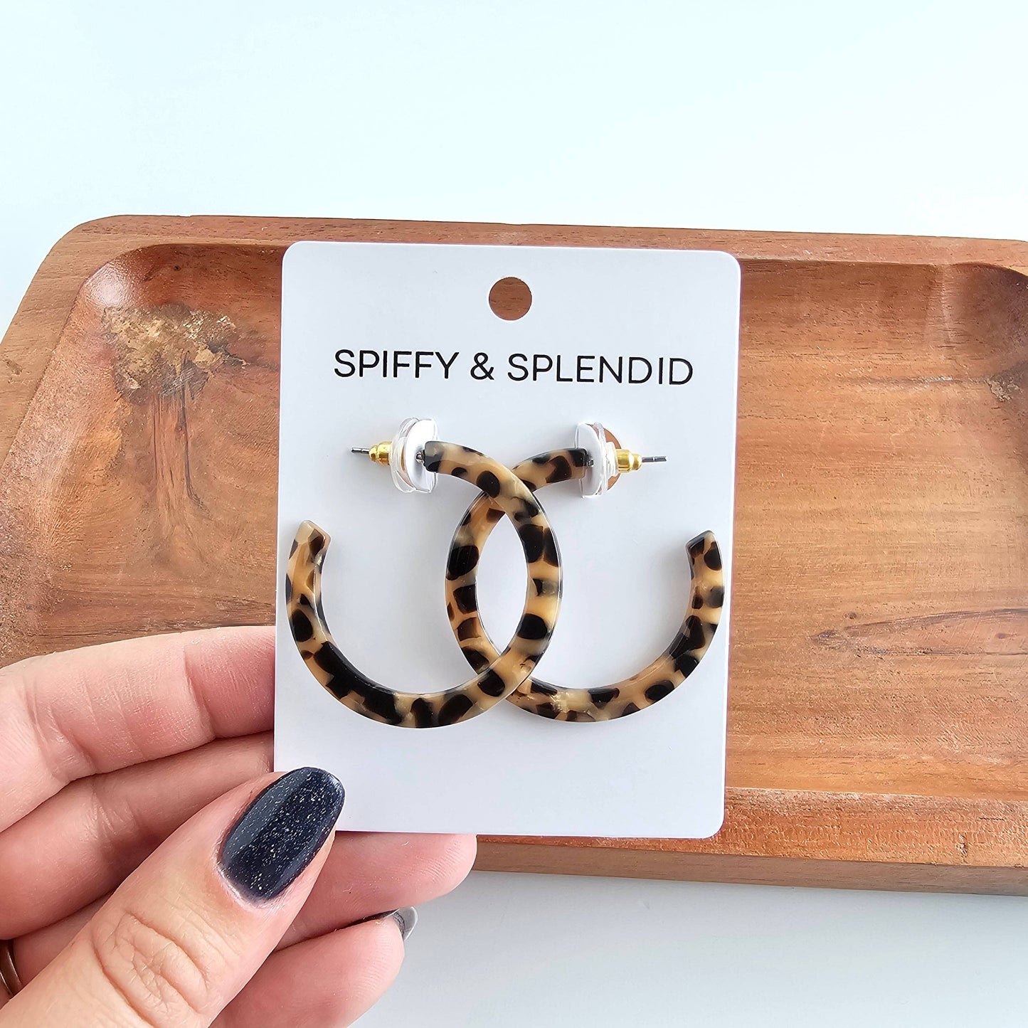 Camy Hoops - Cheetah / Earrings