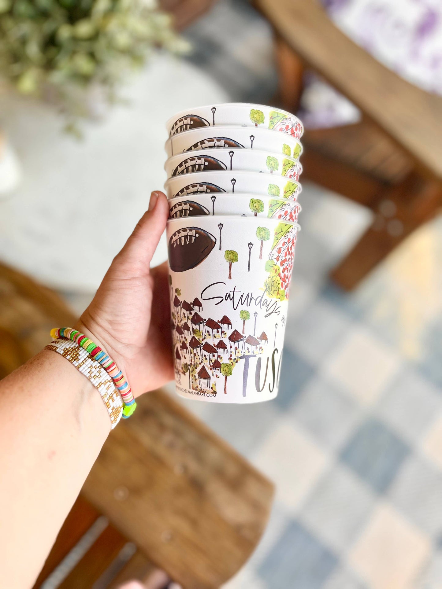 Tuscaloosa Reusable Cups, college tailgating, gifts, alumni: Unwrapped