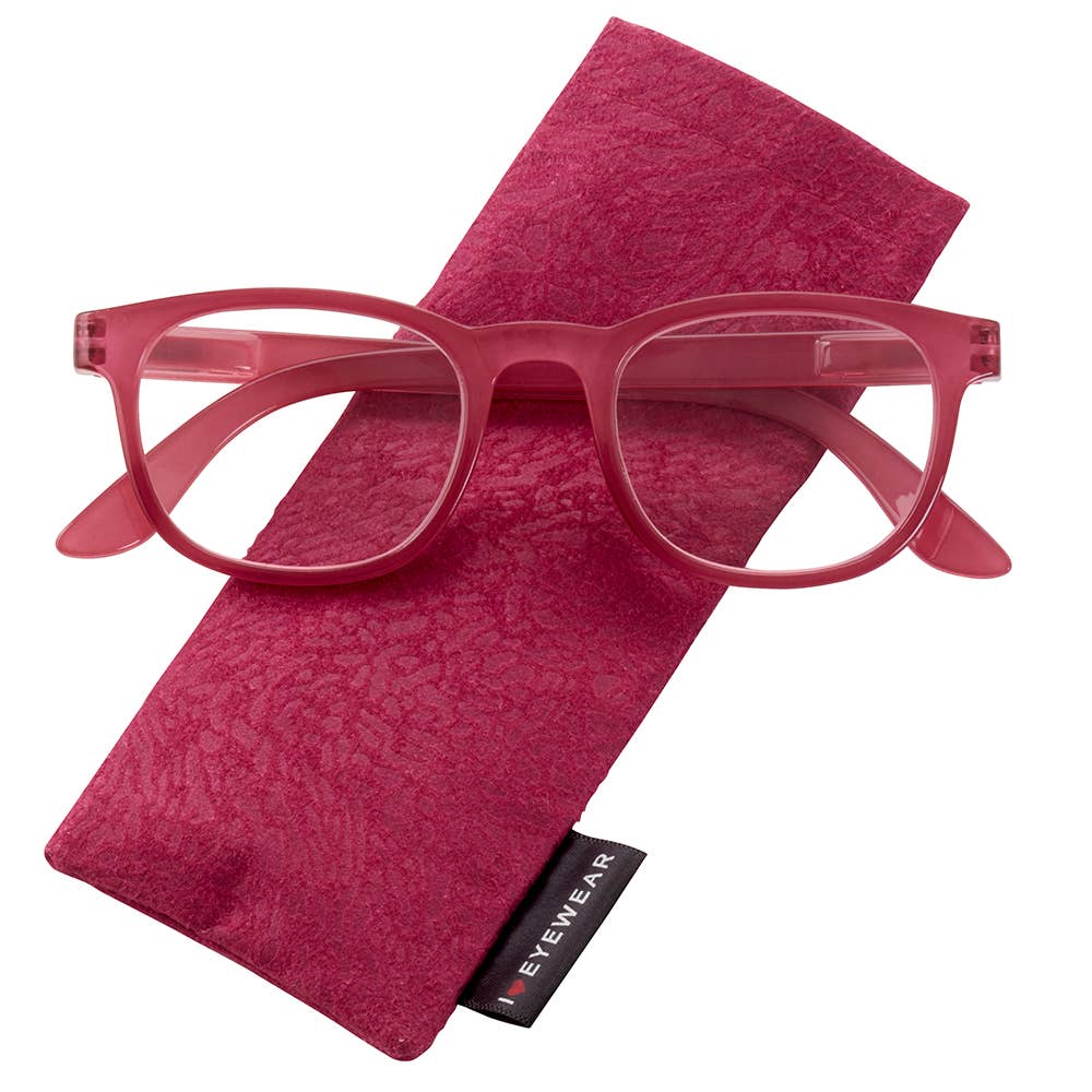 Twyla Reading Glasses: Pink / +1.25