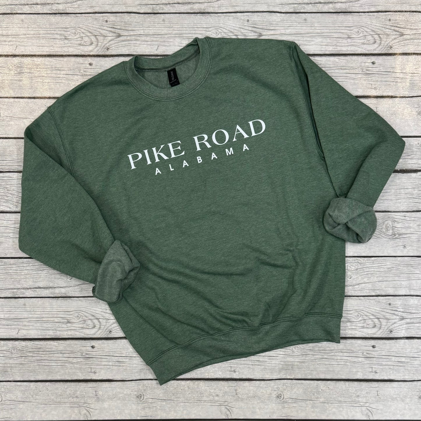 Pike Road Townscape Sweatshirt - Heathered Green