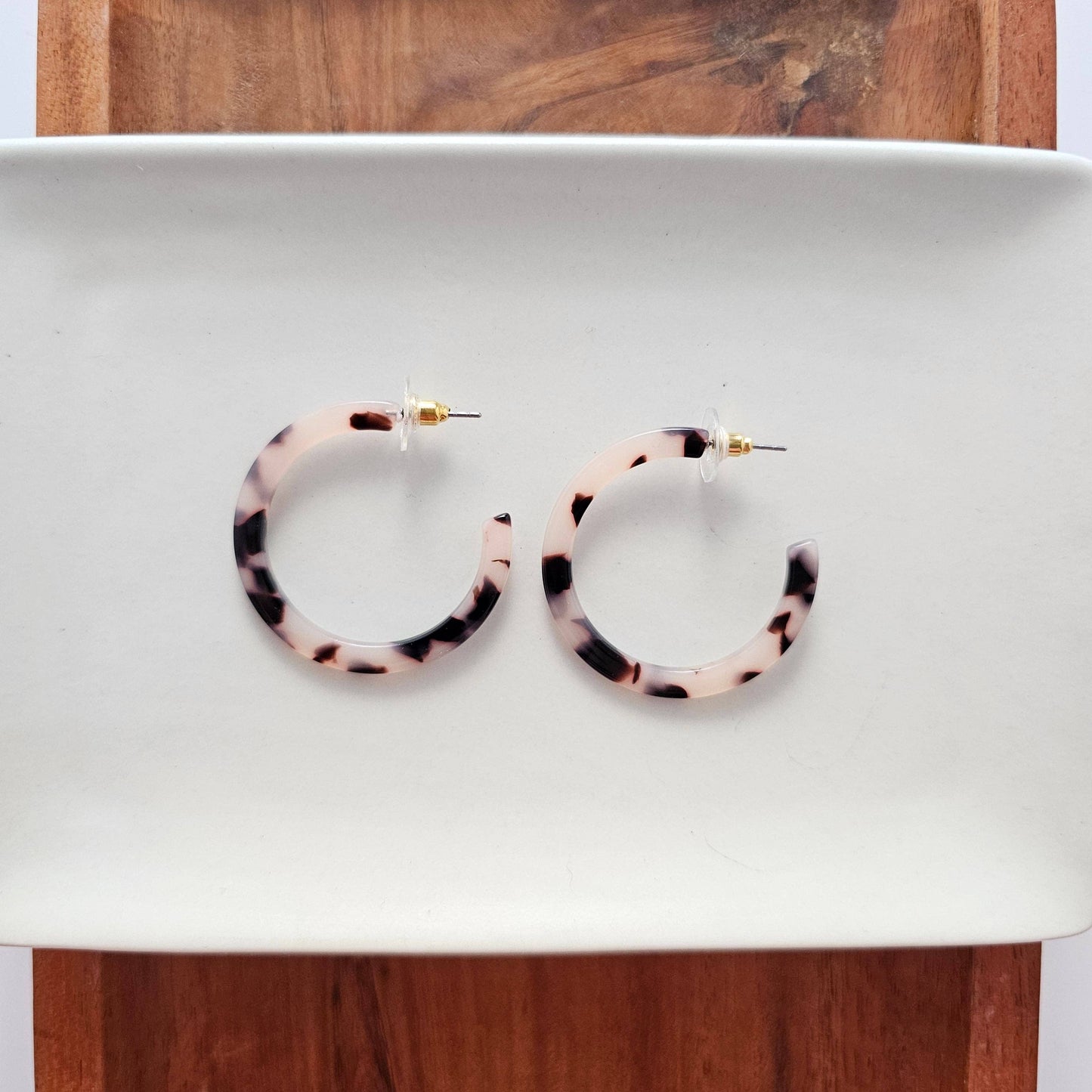 Camy Hoops - Blonde Tortoise / Earrings