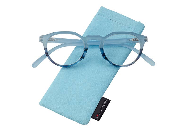 Marley Reading Glasses: Blue / +1.25