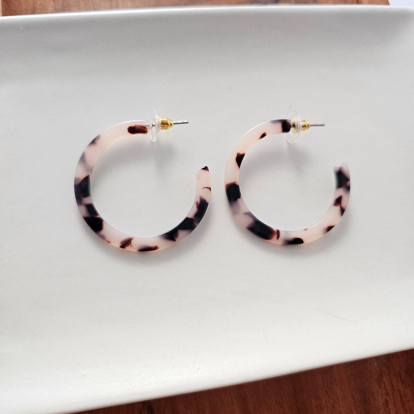Camy Hoops - Blonde Tortoise / Earrings