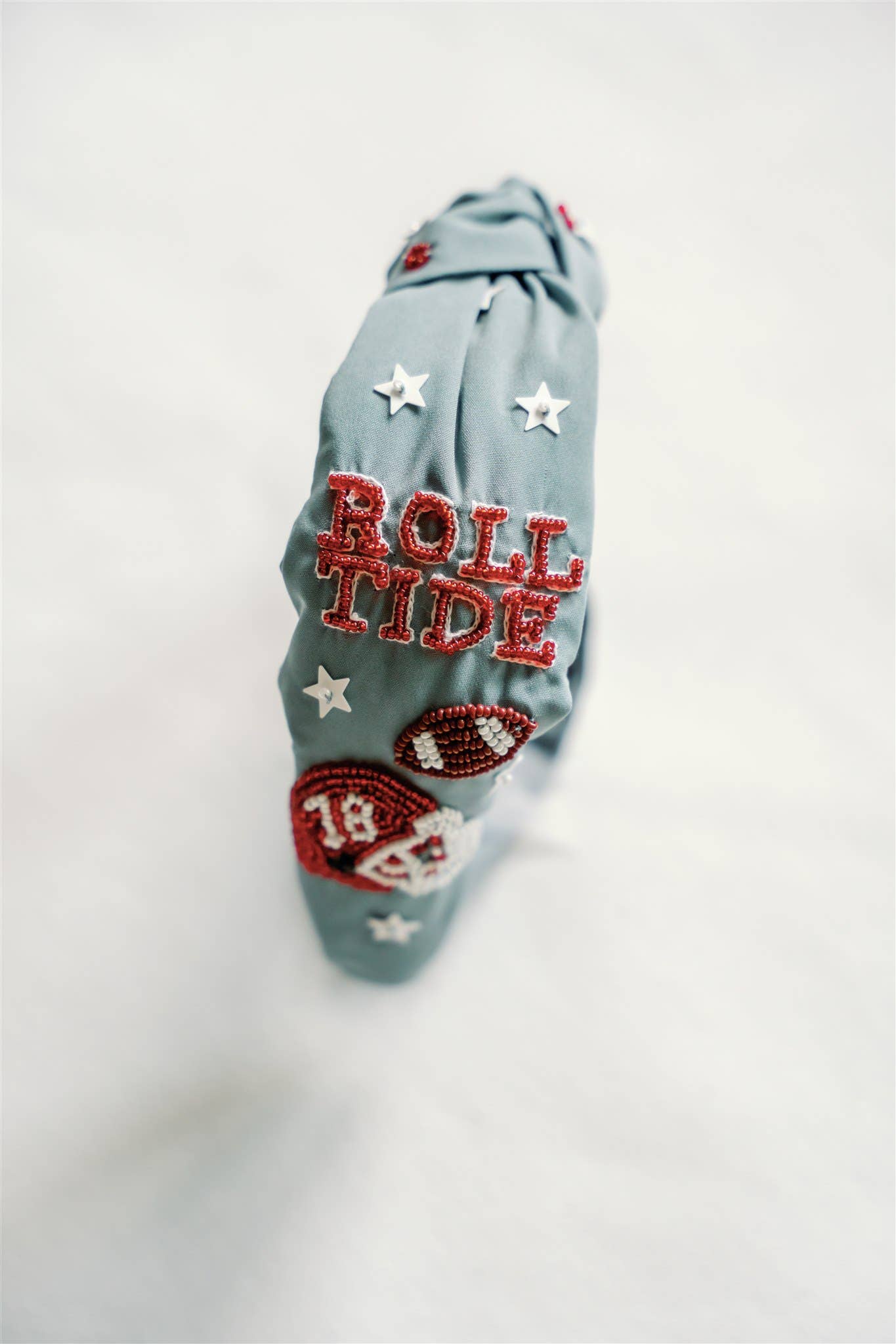 The University of Alabama Beaded Headband (dark grey)