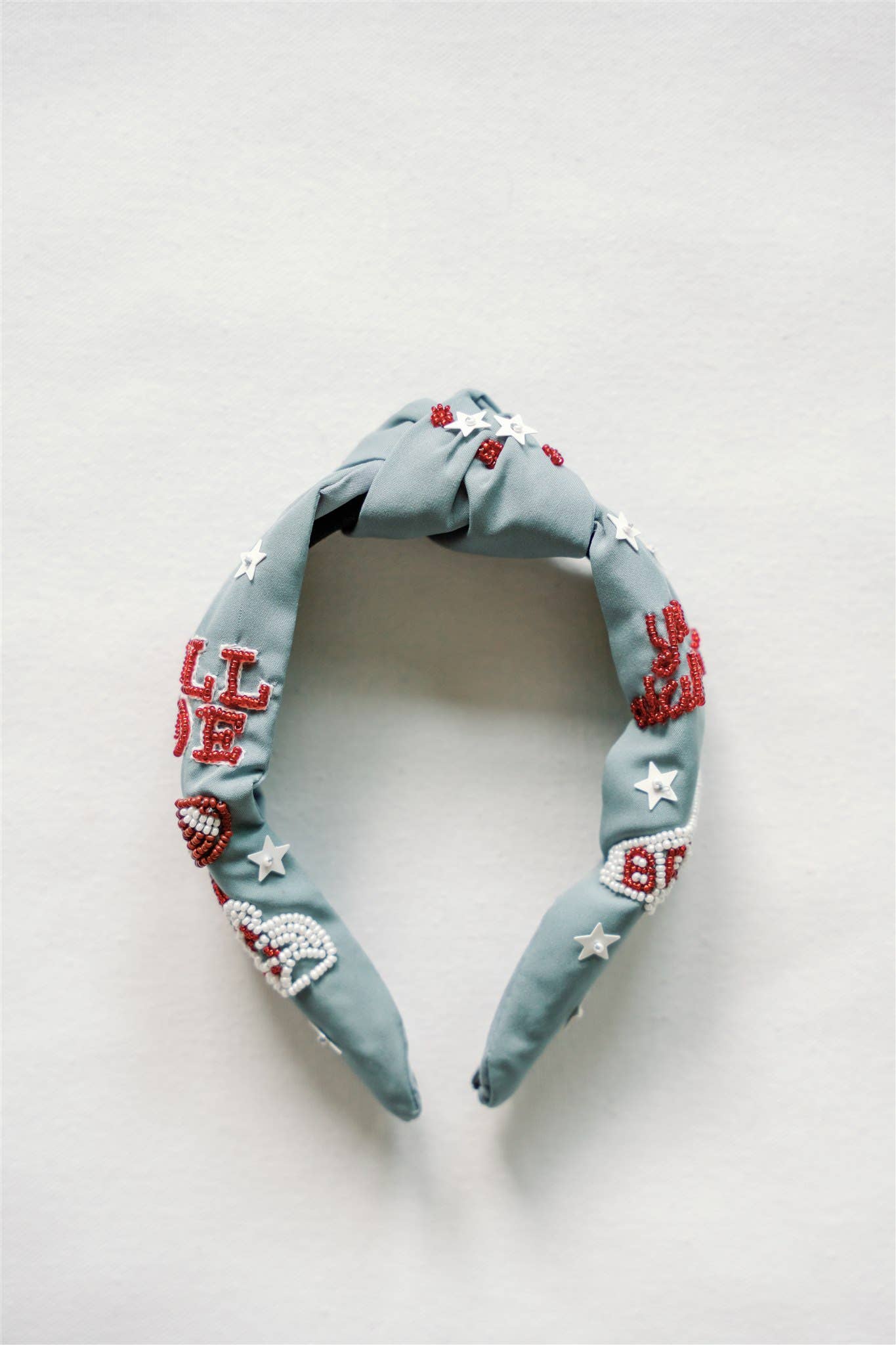 The University of Alabama Beaded Headband (dark grey)