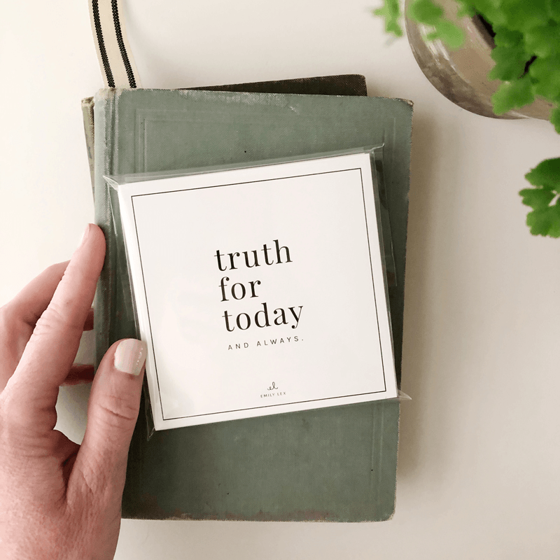 Truth for today cards with stand