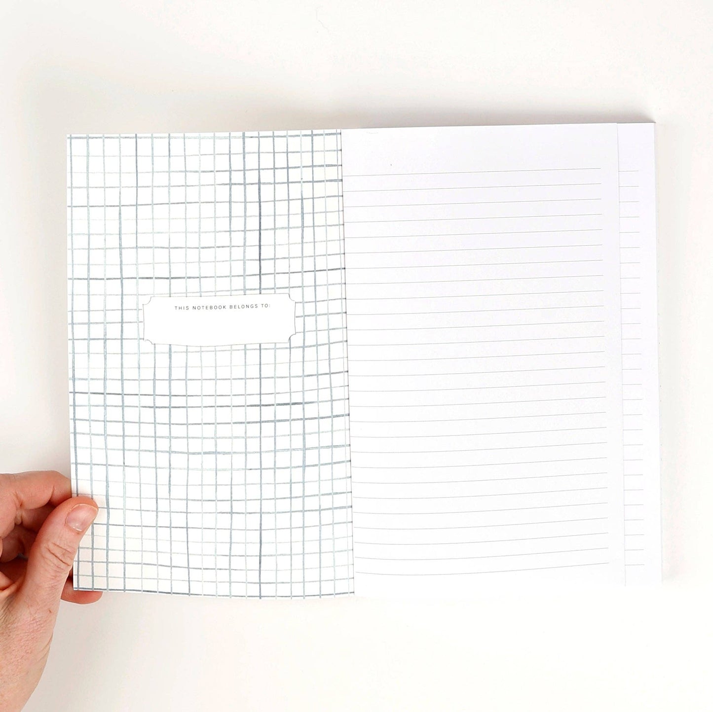 Softtouch Cover Notebook with Original Watercolor Artwork: Mugs