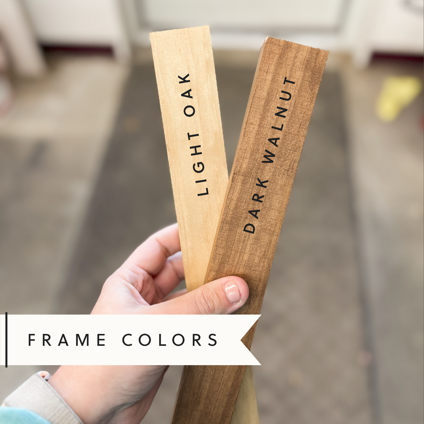 For To Us A Child Is Born | Christmas Home Decor: White / Light Oak / 8x12"