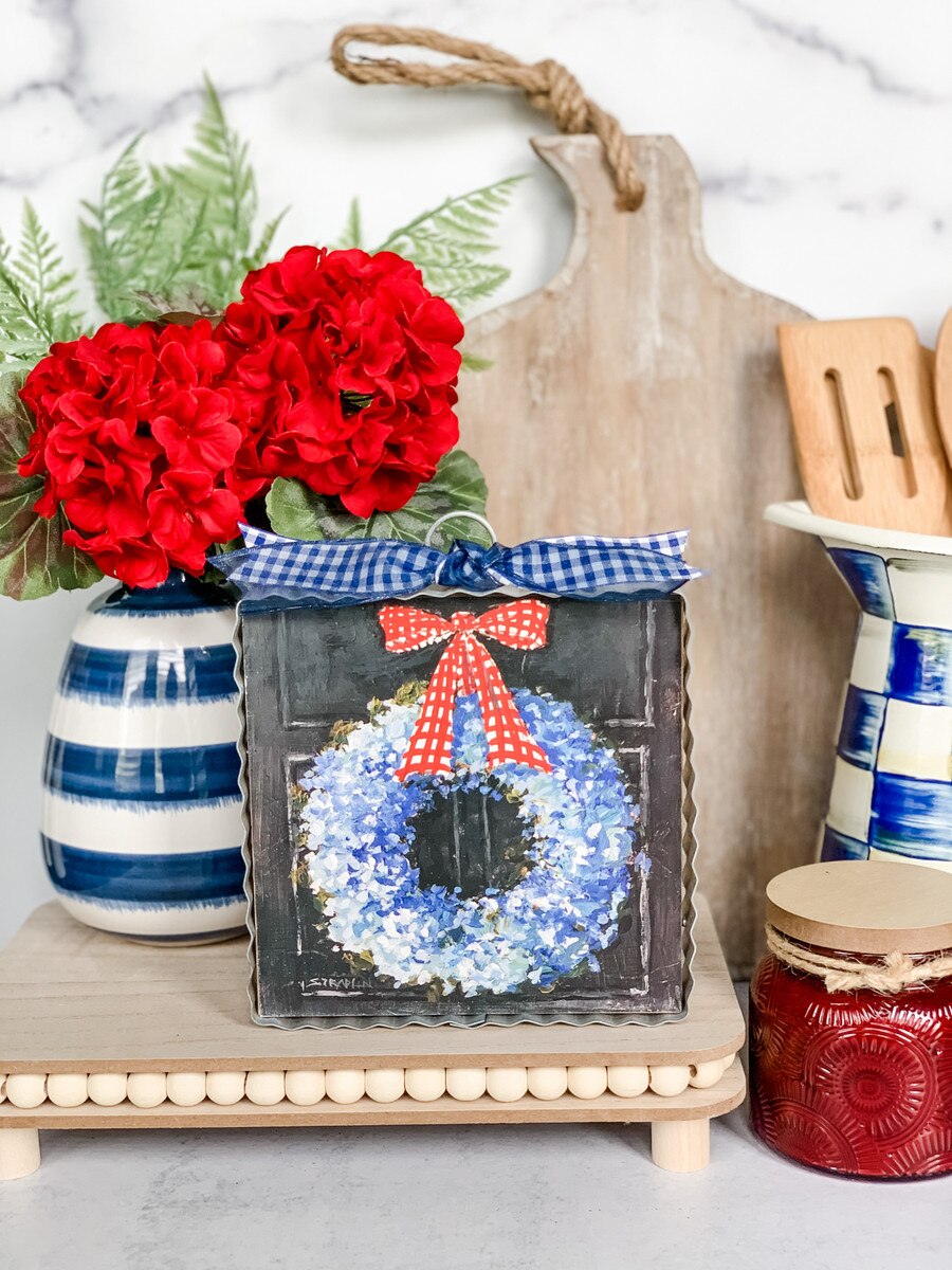 Mini art All American wreath