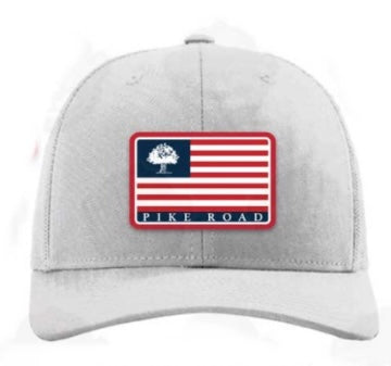 Proper Flag Patch Trucker Hat - White
