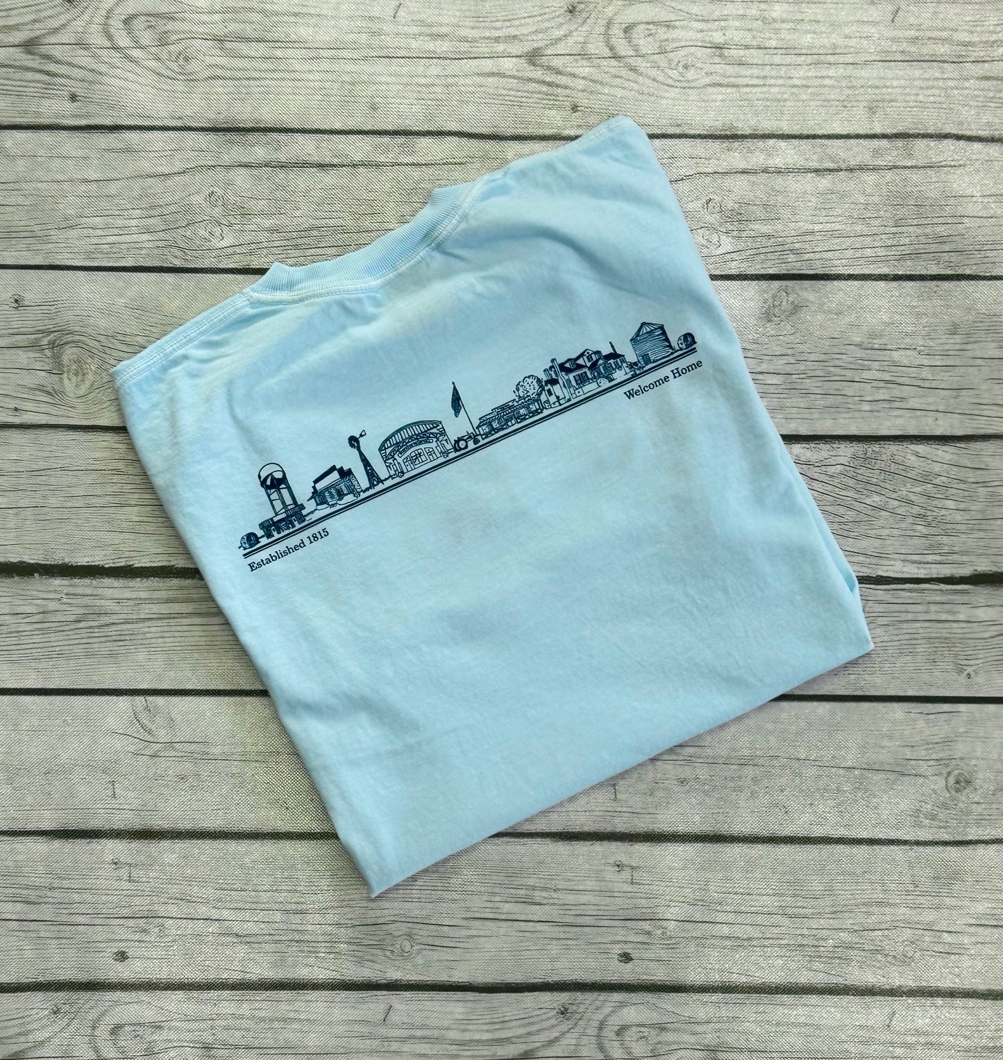 Pike Road Townscape 2025 Short Sleeved Shirt