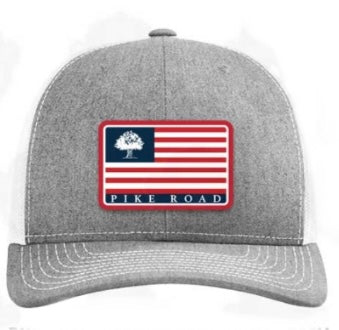 Proper Flag Patch Trucker Hat - Heather Grey