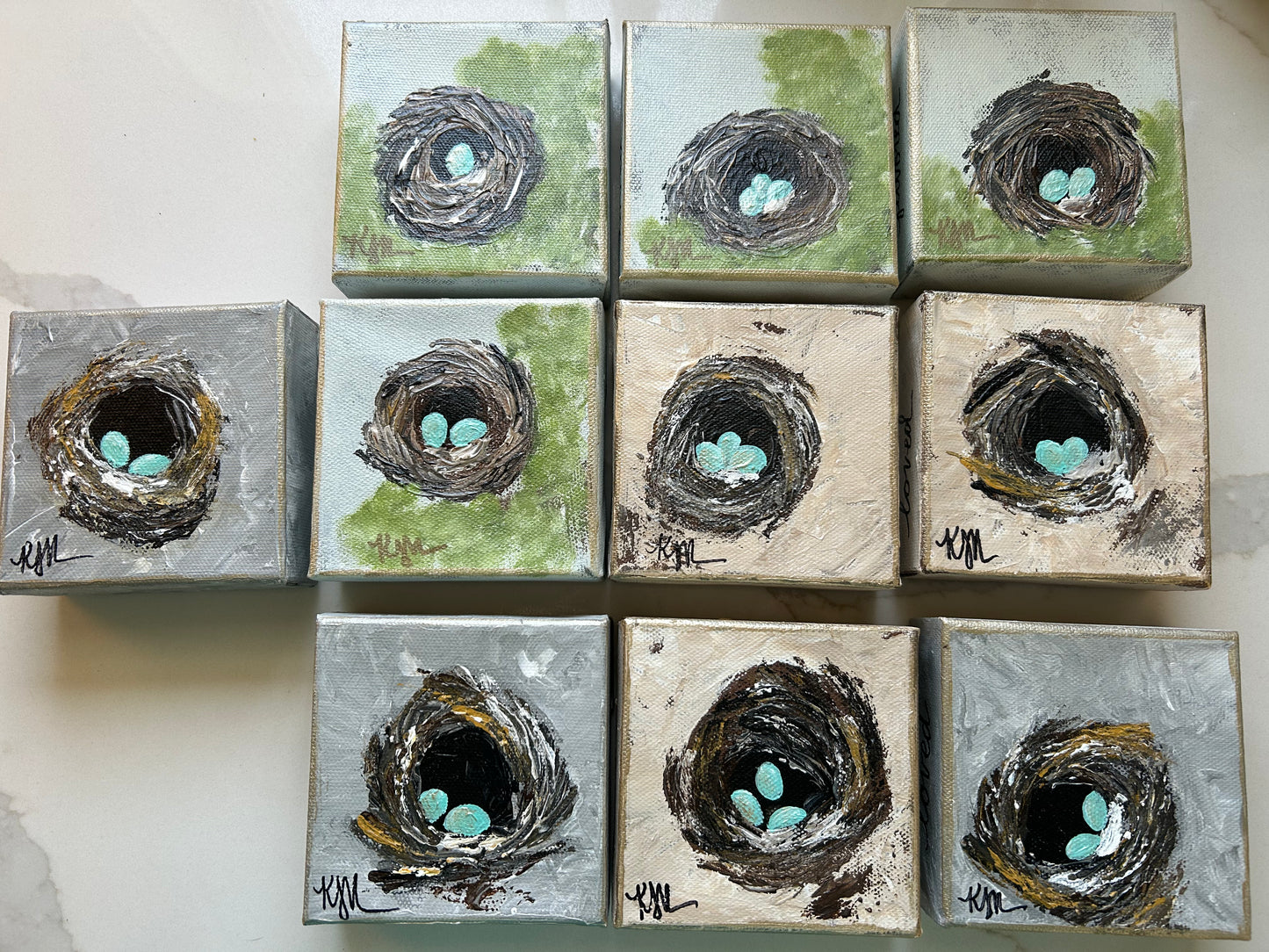 Textured Nest Canvas