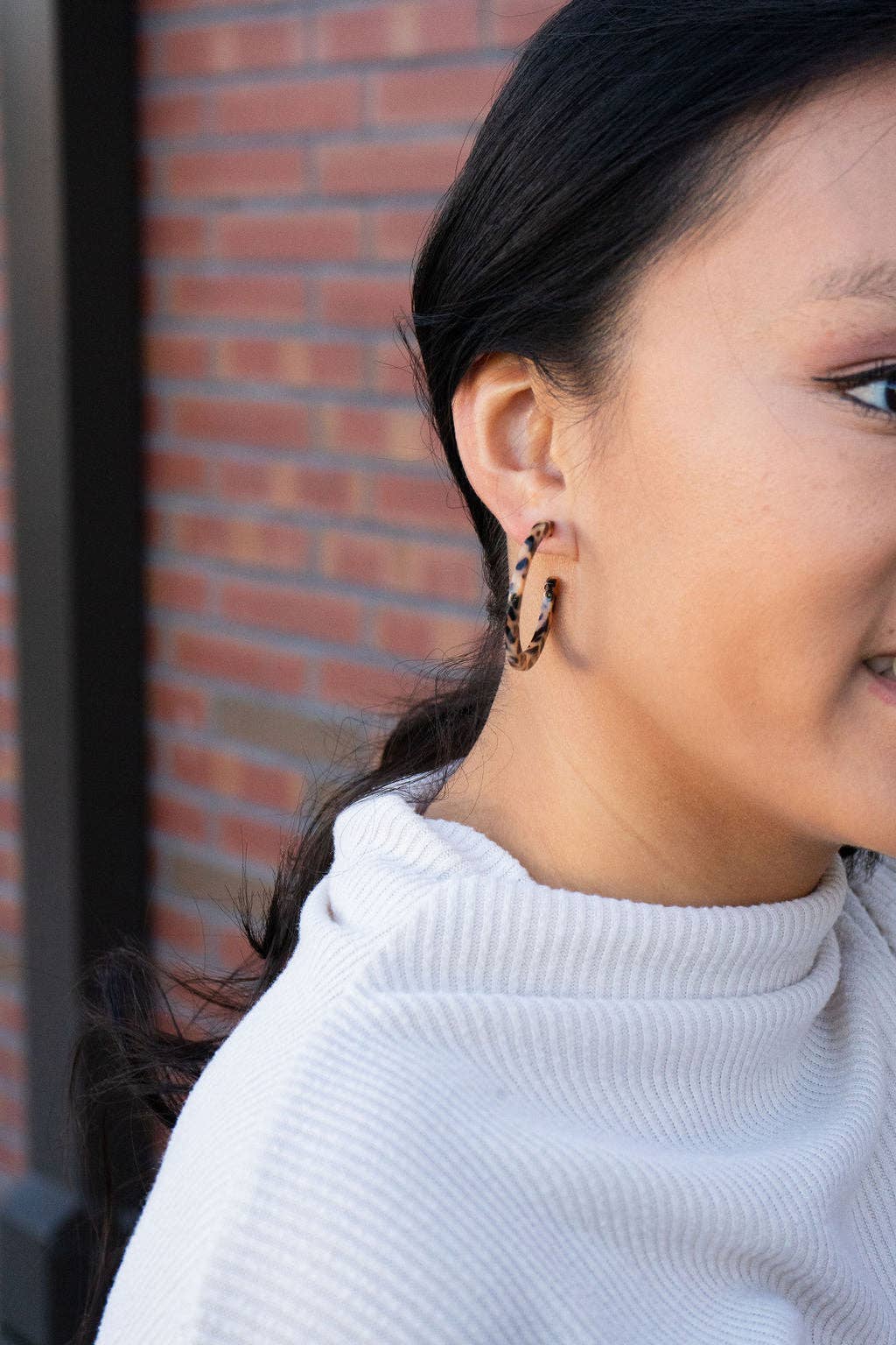 Camy Hoops - Cheetah / Earrings