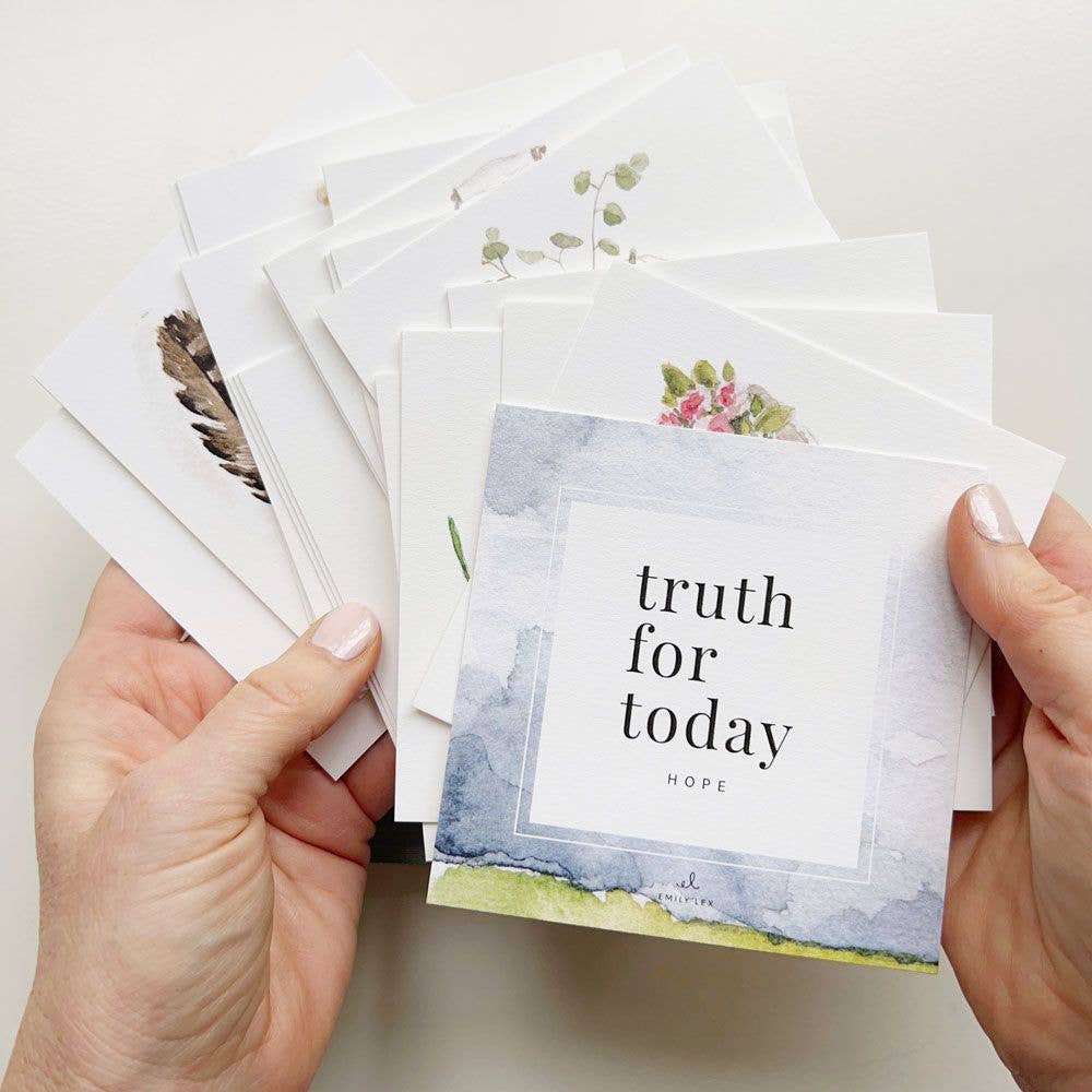 Truth for today hope cards with stand