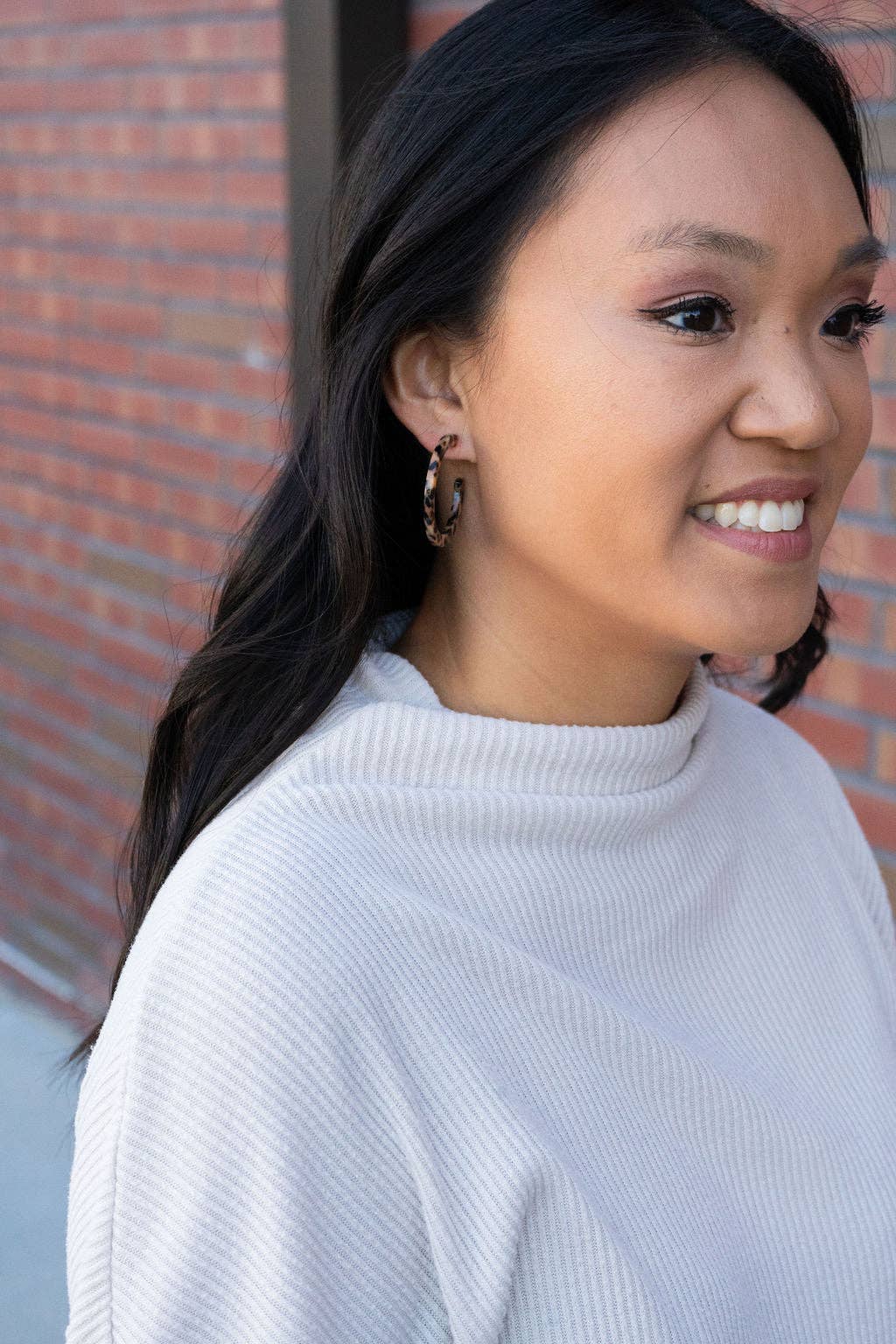 Camy Hoops - Cheetah / Earrings