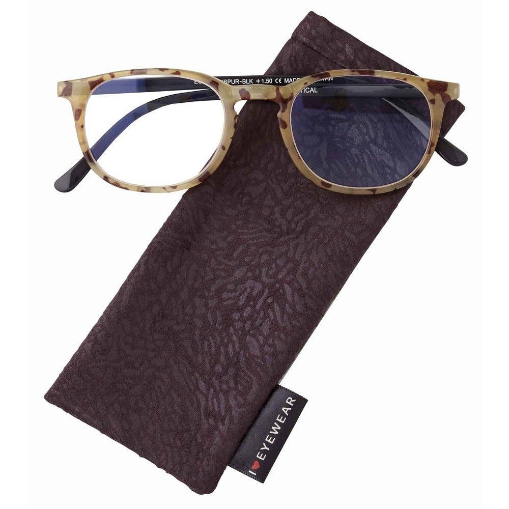Larkspur Reading Glasses: Blue / +1.25