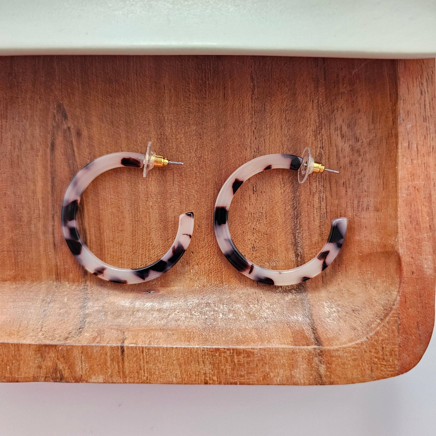 Camy Hoops - Blonde Tortoise / Earrings