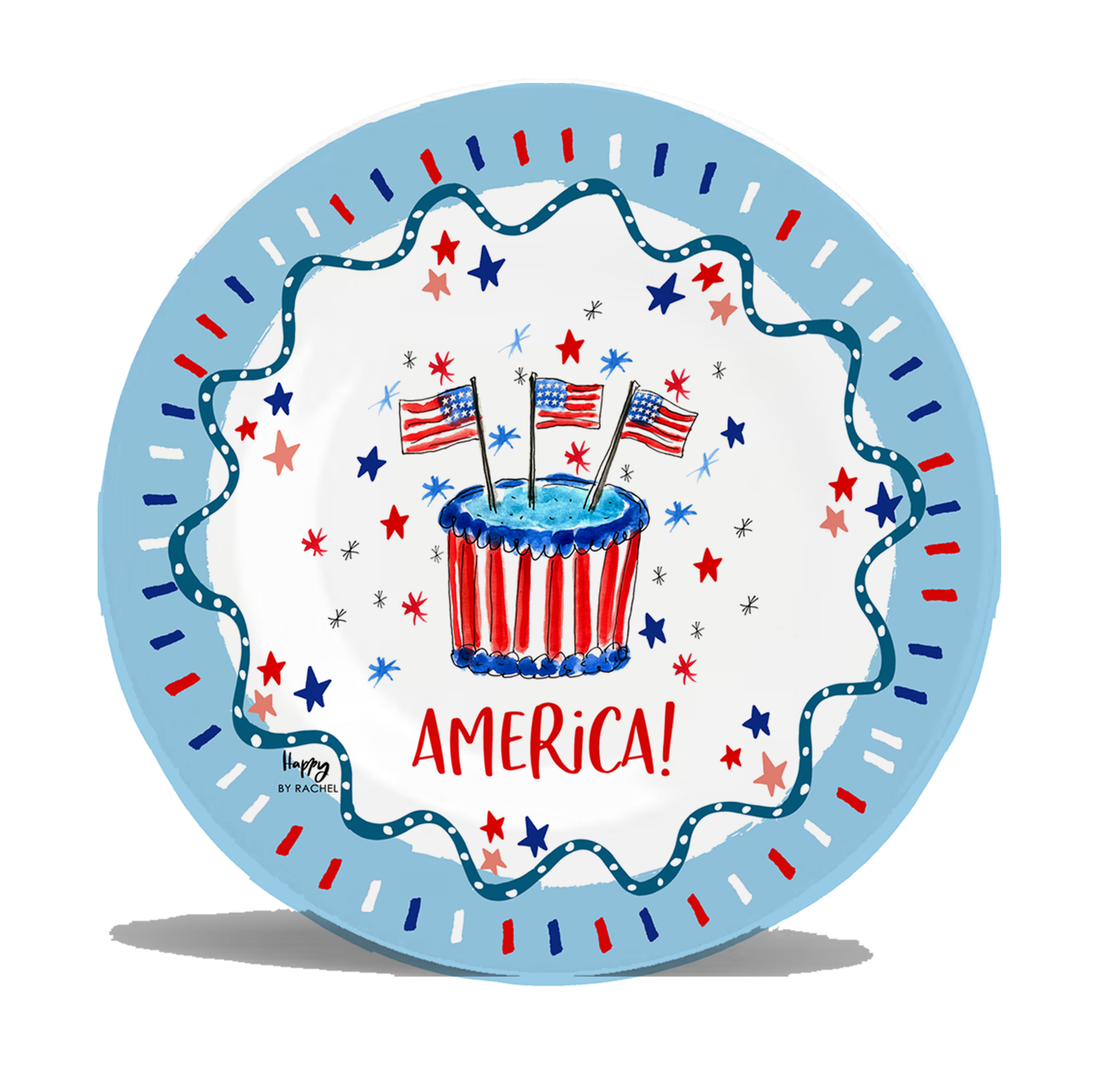 Celebrate America Plate (set of 4)