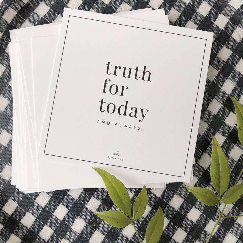Truth for today cards with stand