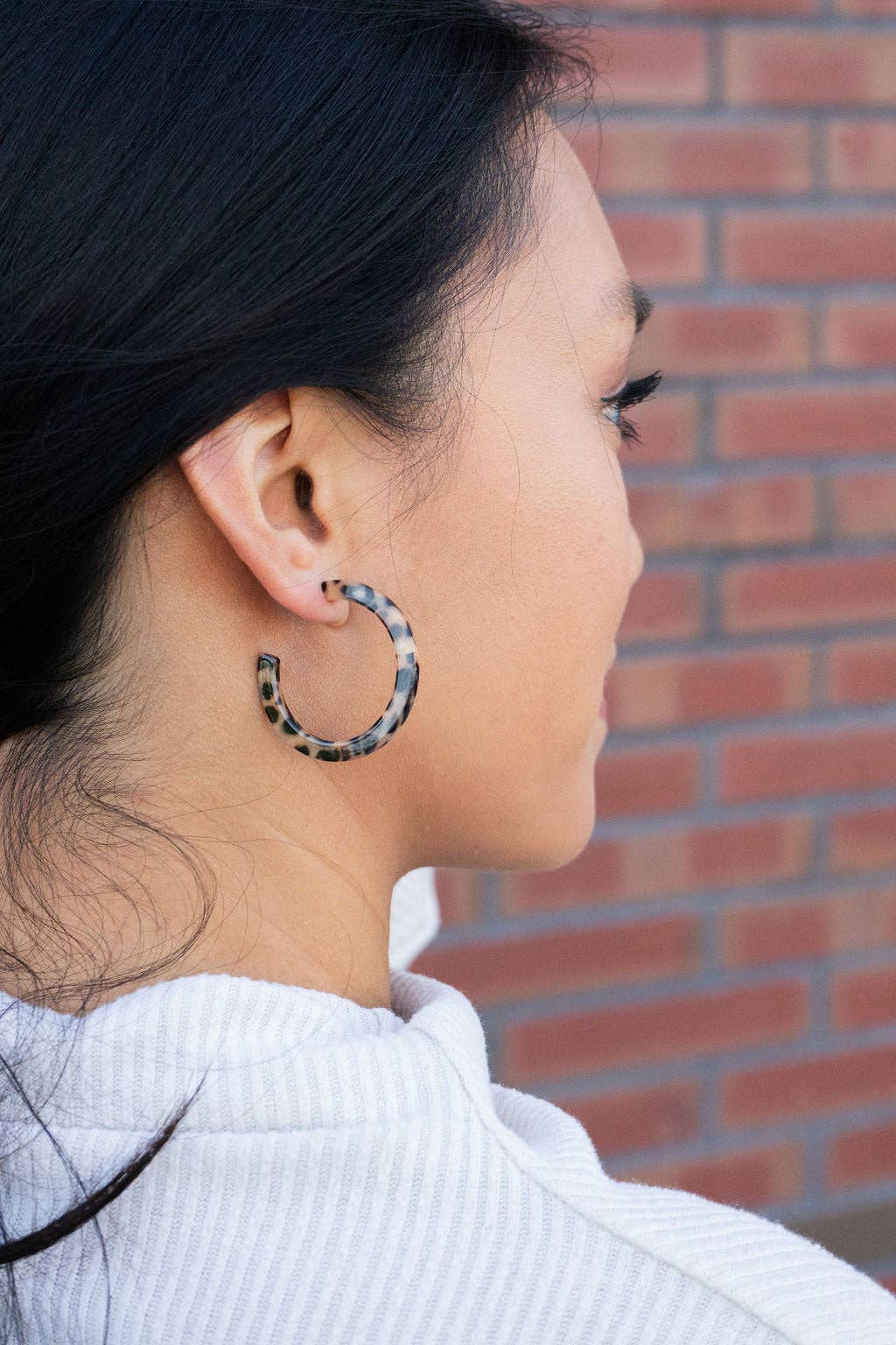 Camy Hoops - Cheetah / Earrings