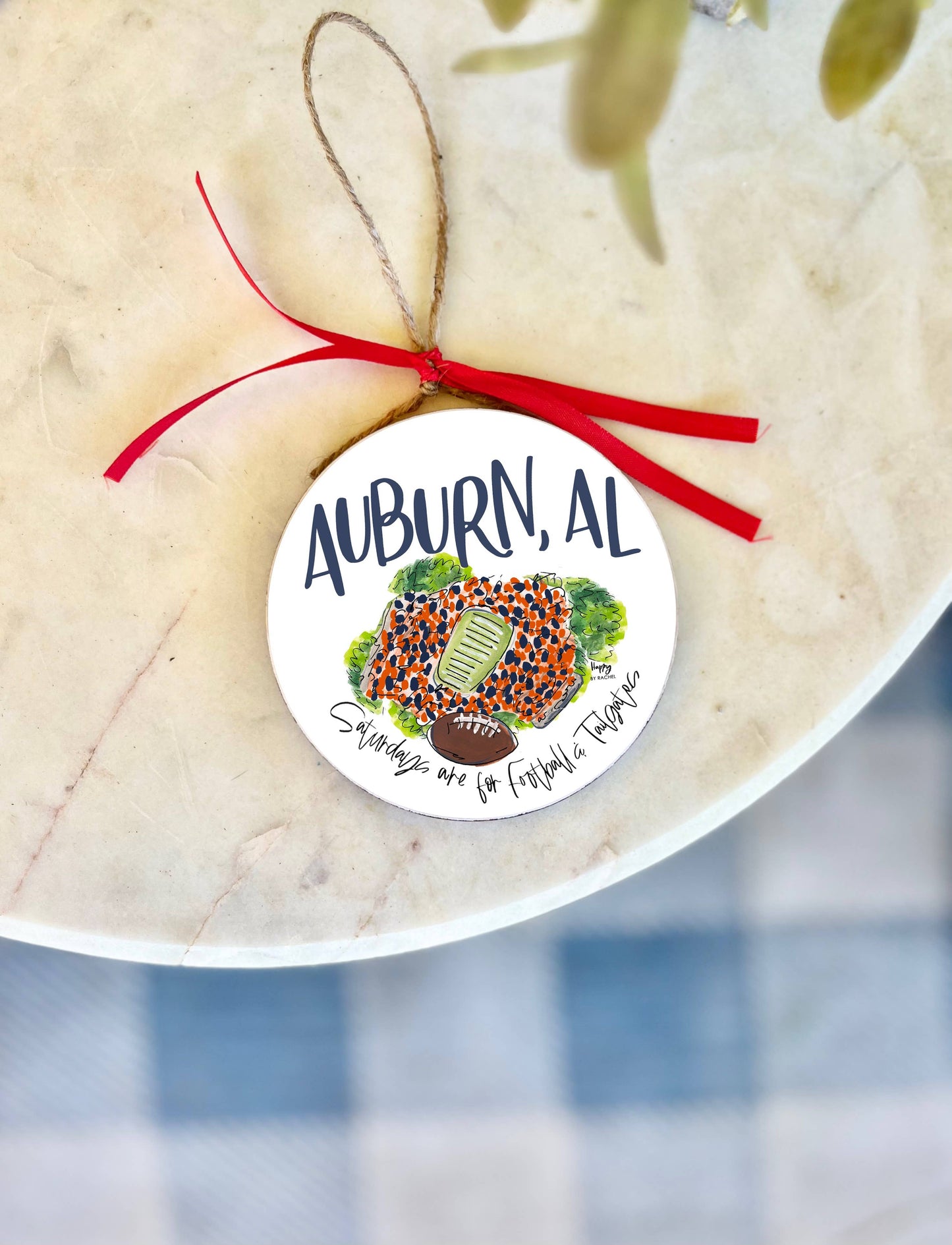 Auburn, AL College Town Ornament