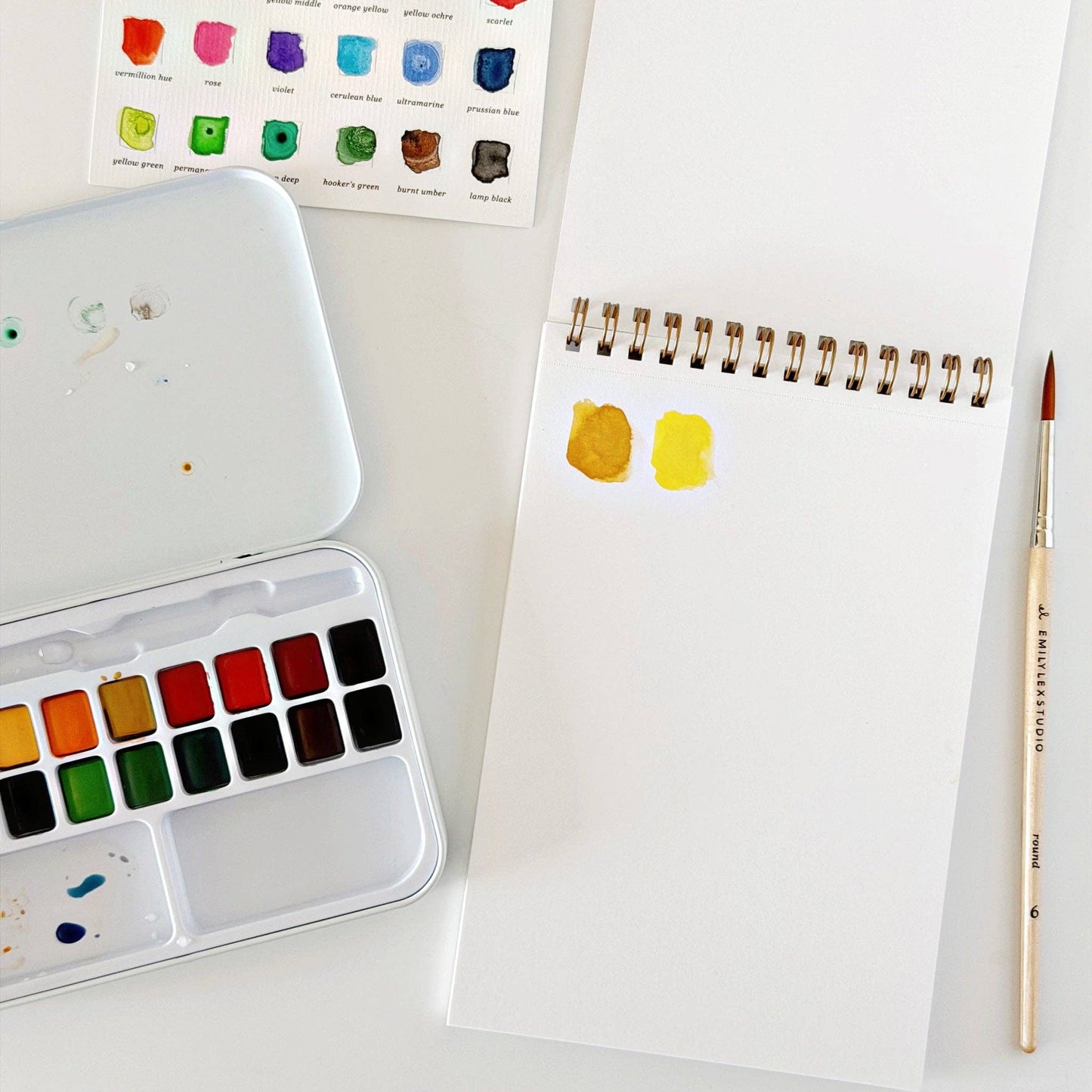 Spiral watercolor paper pad