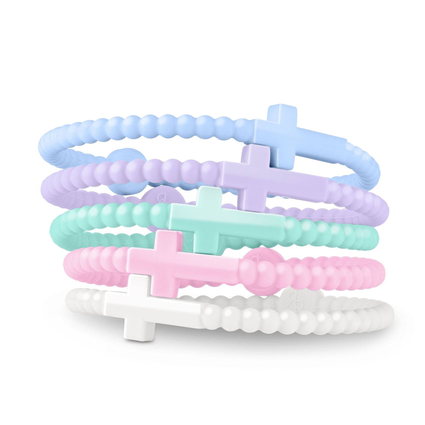 Jesus Bracelets - 5 Packs: Cotton Candy / Small