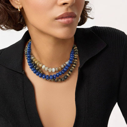 Refined Stone Bead Necklace – Timeless Everyday Accent: Pink Jade