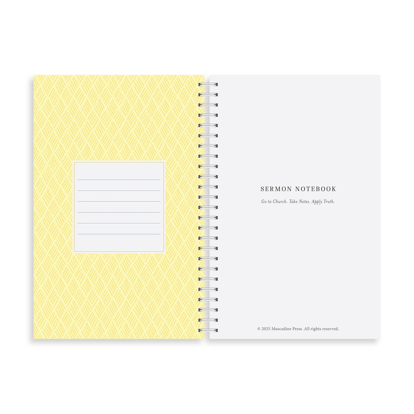 Sermon Notebook, Lemon Blossom