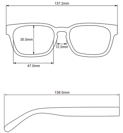 Windsor Reading Glasses: +2.25