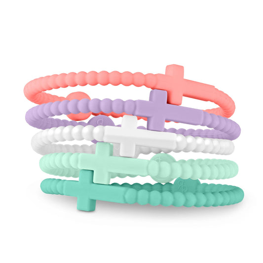 Jesus Bracelets - 5 Packs: Mermaid / Medium