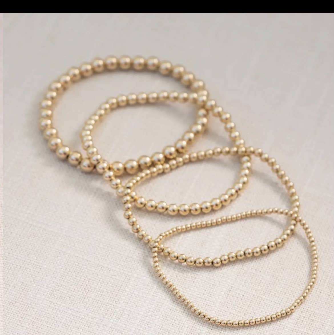 Gold Filled Bracelet - water proof/ non-tarnish/ sweat proof: 3mm