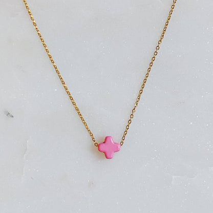 So Very Blessed Cross Necklace: Gold