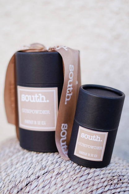 Gunpowder Sandalwood + Bourbon Soy Wax Jar Candle: Regular