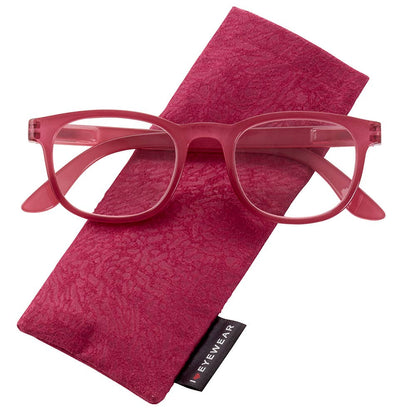 Twyla Reading Glasses: Pink / +2.25