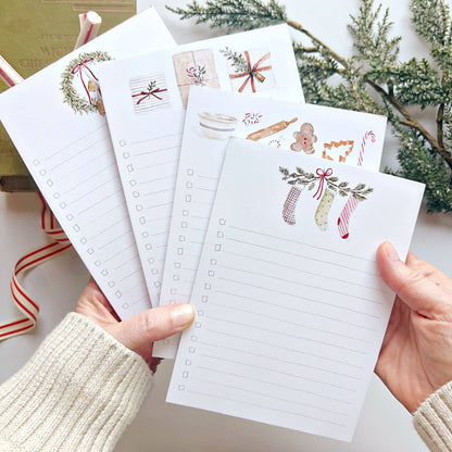 Christmas checklist notepad: Gifts
