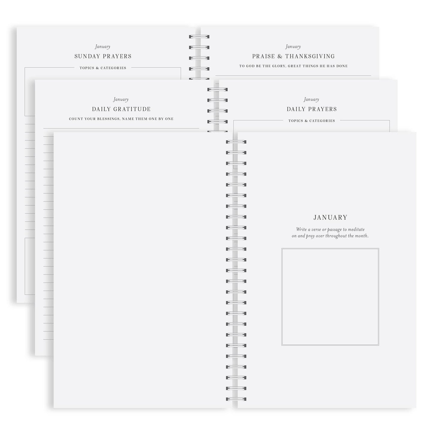 Yearly Prayer Journal, Rose Garden