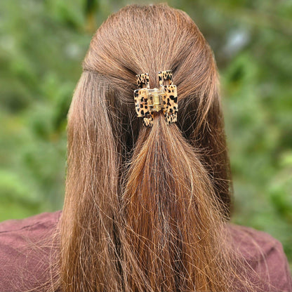 Carly Hair Claw - Cheetah / Leopard, Clip