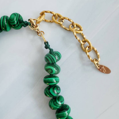 Refined Stone Bead Necklace – Timeless Everyday Accent: Pink Jade