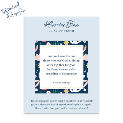 Scripture Static Cling, All Things Work Together