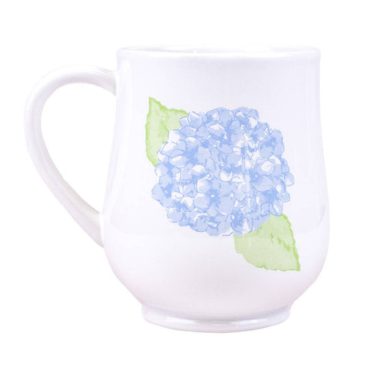 Hydrangea Mug   White/Multi   18oz