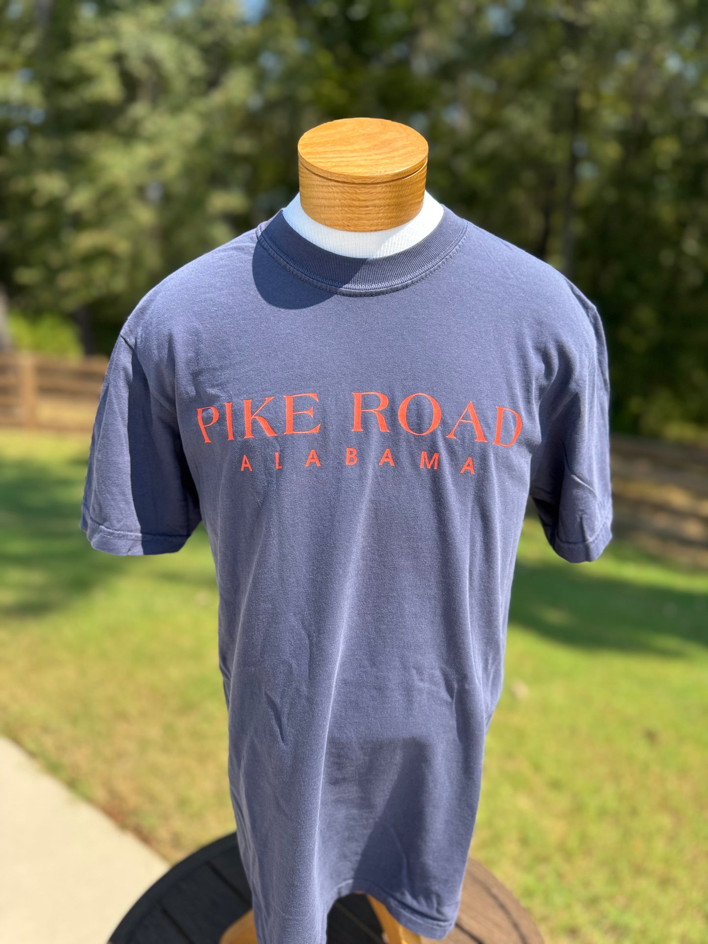 Pike Road Townscape Short Sleeved Shirt - Navy/Red