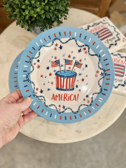 Celebrate America Plate (set of 4)