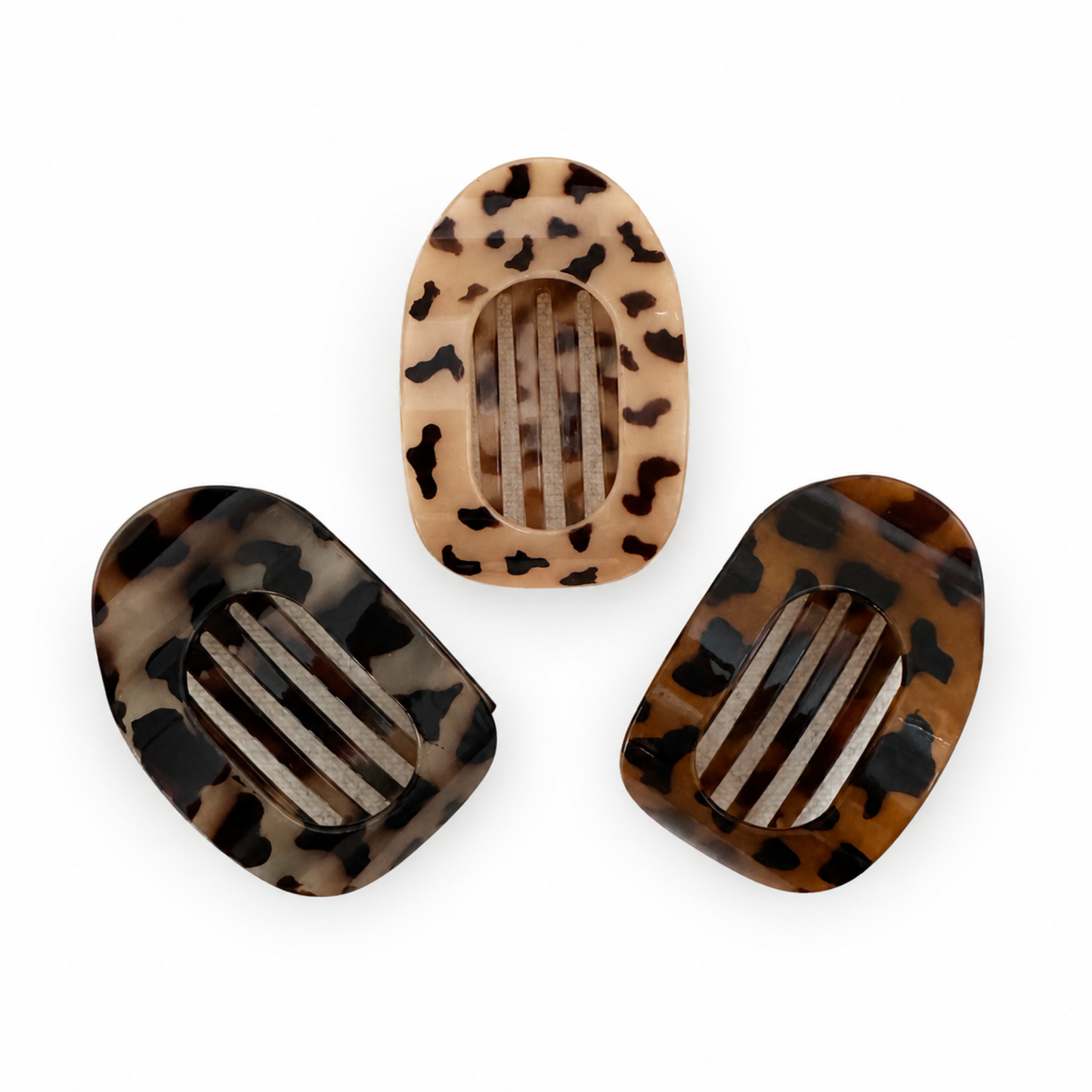 Tortoise Flat Hair Claw Clip – Medium Hold