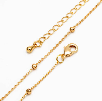 Leya bracelet | satelite chain | 18k gold plated