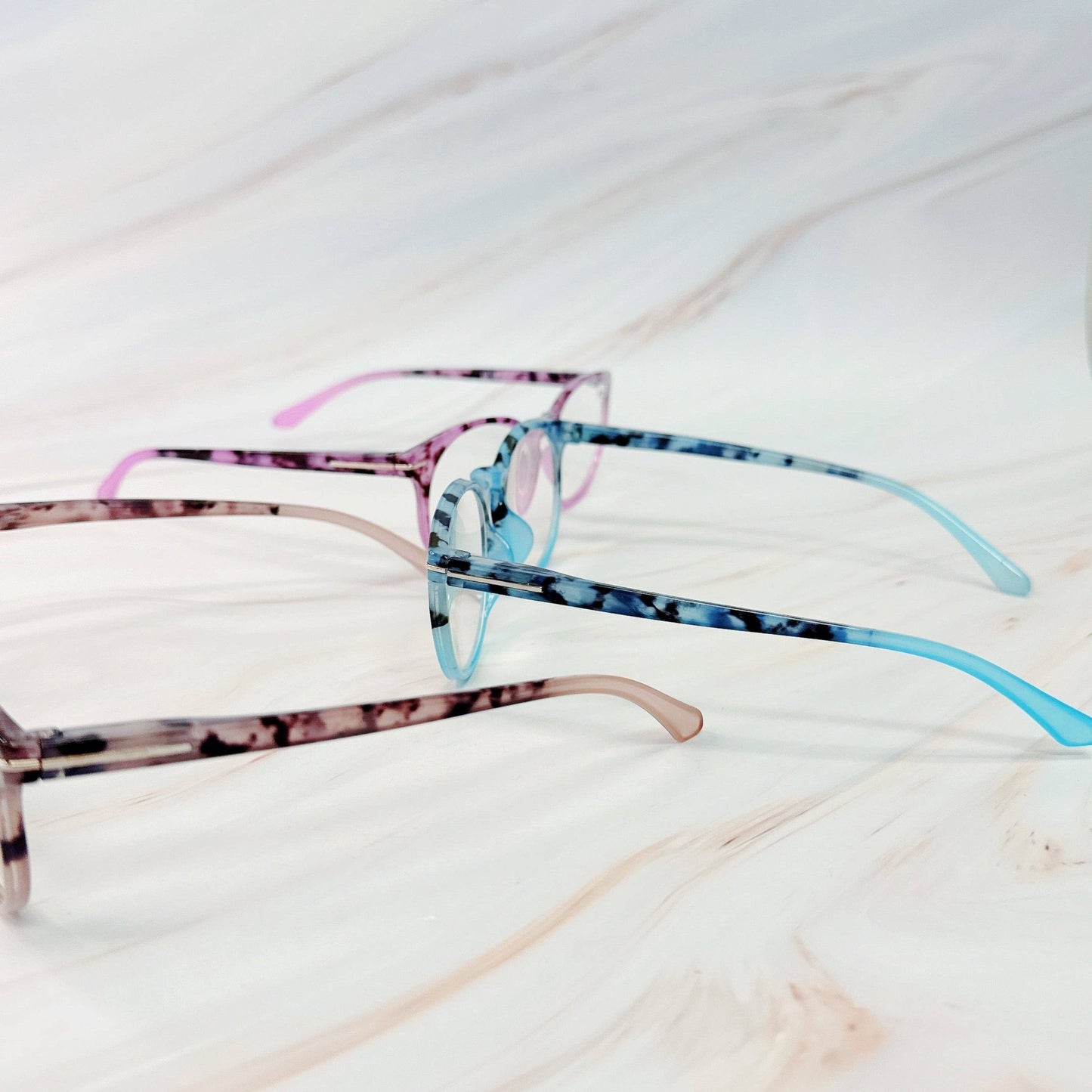 Color Tortoise Reading Glasses: Coffee / 1.5